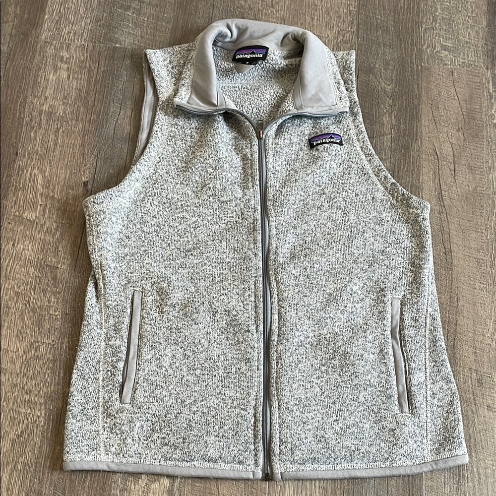 Patagonia Light Gray Fleece Vest